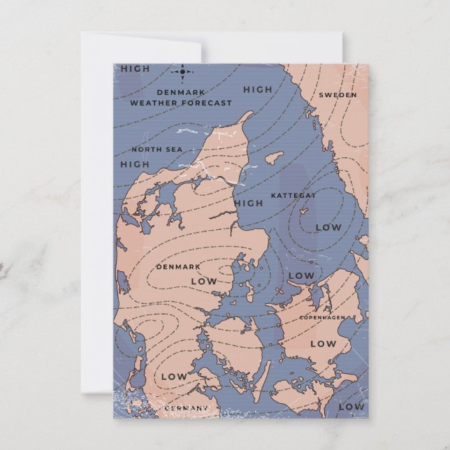 デンマークヴィンテージ天気予報 (正面)