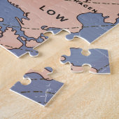 デンマークヴィンテージ天気予報 ジグソーパズル (側面)