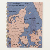 デンマークヴィンテージ天気予報 プランナー手帳 (正面)