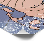 デンマークヴィンテージ天気予報 ポスター (コーナー)