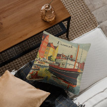 デンマークヴィンテージ旅行ポスター