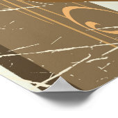 デンマークヴィンテージ風景旅行ポスター ポスター (角)