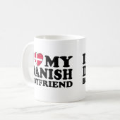 デンマーク人の彼氏が大好き コーヒーマグカップ (正面左)