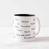 デンマーク人の用語 ツートーンマグカップ (正面右)