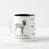 デンマーク人の用語 ツートーンマグカップ (正面左)