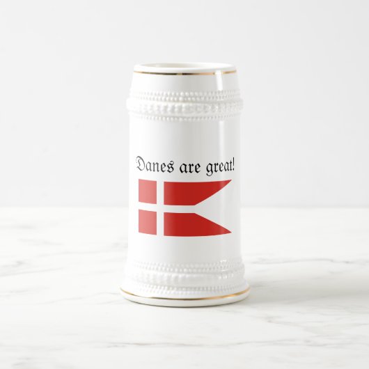 デンマーク人はすばらしいステインです ビールジョッキ (中央)