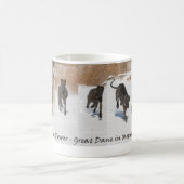 デンマーク人力 コーヒーマグカップ (中央)