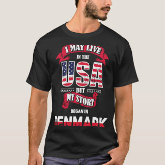 デンマーク先住民ポーランドIはアメリカに住むことができる Tシャツ