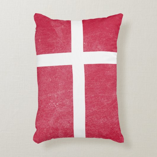 デンマーク国グランジ旗 アクセントクッション (正面(垂直))
