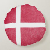 デンマーク国グランジ旗 ラウンドクッション (裏面)