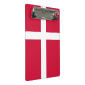 デンマーク国旗が付いたミニクリップボード ミニクリップボード (アングル)