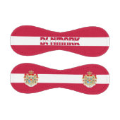 デンマーク国旗とコート・オブ・アームズ 野球ボール (パネル)