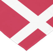 デンマーク国旗とデンマーク旅行、休日/スポーツファン ショートテーブルランナー (コーナー)