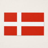 デンマーク国旗のギフトラベル (正面)