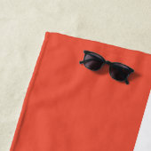 デンマーク国旗のビーチタオル ビーチタオル (インサイチュ)