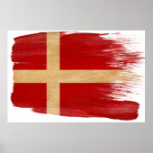 デンマーク国旗のポスター ポスター (正面)