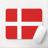 デンマーク国旗のマウスパッド マウスパッド (マウス)