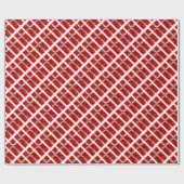 デンマーク国旗のラッピング紙 ラッピングペーパー (フラット)