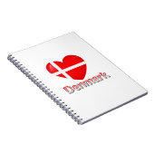 デンマーク国旗の切り出し ノートブック (右側)