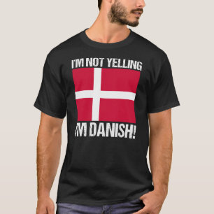 デンマーク国旗の叫び声ではない Tシャツ