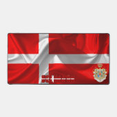 デンマーク国旗の紋章 デスクマット (正面)