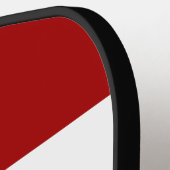 デンマーク国旗の紋章 ピックルボールラケット (左詳細)