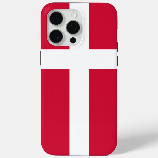 デンマーク国旗のApple iPhone 15 Pro Maxケース Case-Mate iPhoneケース (裏面)