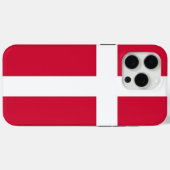 デンマーク国旗のApple iPhone 15 Pro Maxケース Case-Mate iPhoneケース (裏面 (横))
