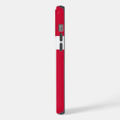 デンマーク国旗のApple iPhone 15 Pro Maxケース iPhoneケース (左側面)