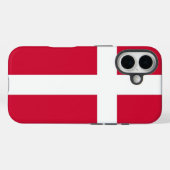 デンマーク国旗のApple iPhone 16 Case-Mate iPhoneケース (裏面 (横))