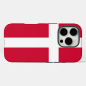 デンマーク国旗のApple iPhone 16 Pro Case-Mate iPhoneケース (裏面 (横))