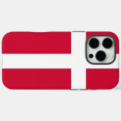 デンマーク国旗のApple iPhone 16 Pro Maxケース Case-Mate iPhoneケース (裏面 (横))