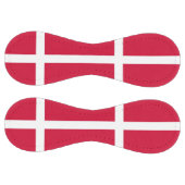 デンマーク国旗を持つ愛国的なソフトボール ソフトボール (パネル)