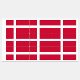 デンマーク国旗を持つ愛国的なラベル ラベル