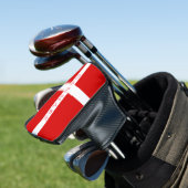 デンマーク国旗カスタムのゴルフヘッドカバー ゴルフヘッドカバー (インサイチュ)