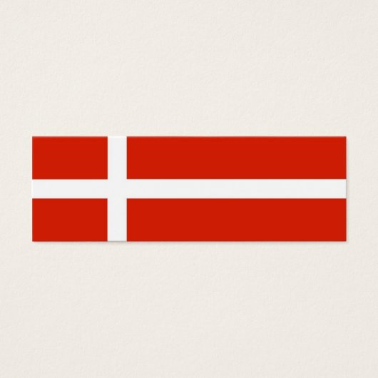 デンマーク国旗ギフトタグ (正面)