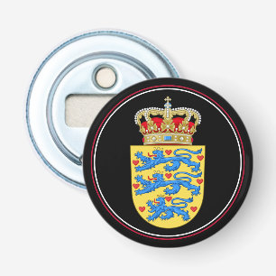 デンマーク国旗ボトルオープナー、デンマークのエンブレム/パーティー 栓抜き