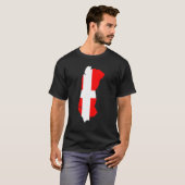 デンマーク国旗ロメ概要ロメ Tシャツ (正面フル)