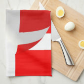 デンマーク国旗 キッチンタオル (四つ折り)