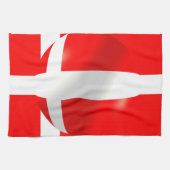デンマーク国旗 キッチンタオル (横)