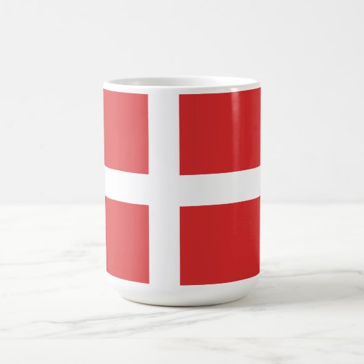 デンマーク国旗 コーヒーマグカップ (中央)