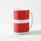 デンマーク国旗 コーヒーマグカップ (正面右)