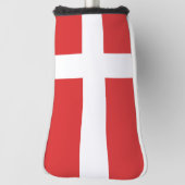 デンマーク国旗 ゴルフヘッドカバー (回転90)