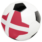 デンマーク国旗 サッカーボール (3/4)