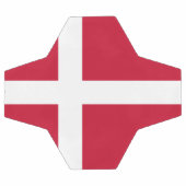 デンマーク国旗 サッカーボール (フラット)