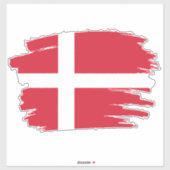 デンマーク国旗 シール (シート)