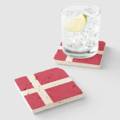 デンマーク国旗 ストーンコースター (横)