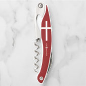 デンマーク国旗 ソムリエナイフ (正面)