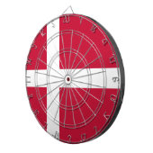 デンマーク国旗 ダーツボード (正面右)