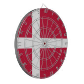 デンマーク国旗 ダーツボード (正面左)